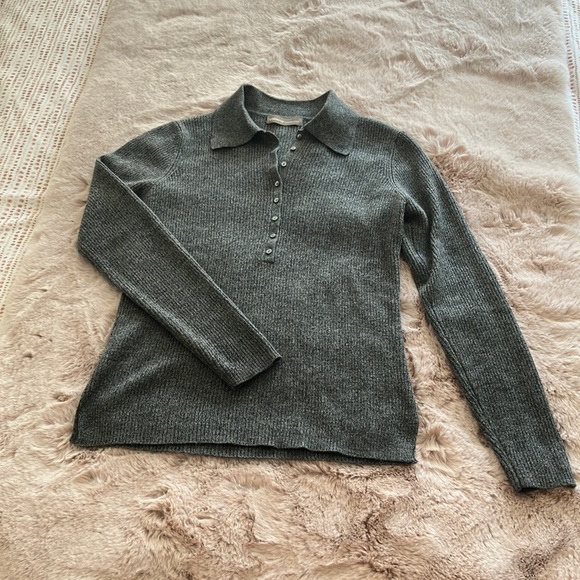 VALERIE STEVENS SEPARATES 100%WOOL GRAY WOMEN’S SWEATER SIZE S - Picture 1 of 5